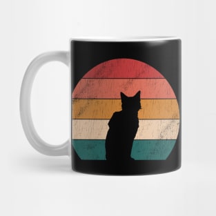 Stray Cat Vintage Sunset Mug